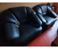 Leather Sofa Set