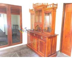 Cabinet made out of teak and mahogany