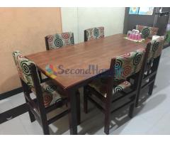 Dinning table with 6 chairs