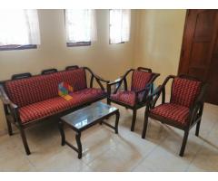 Teak Settee set with coffee table