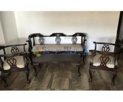 5 Seater Mahogany Sofa set