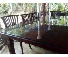 Dinning table set and two double beds