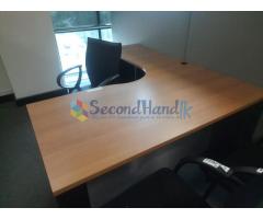 Office Workstation and high Back Chair,  Executive Table