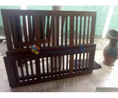 Wooden baby cot