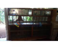 Used teak display cabinet for sale