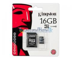 KINGSTON 16GB MICRO SD=Rs1999/- FREE DELIVERY