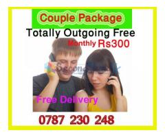 Special Couple Sims Monthly Rs 300/- Free Delivery