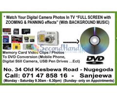 Memory Card Video Clips to DVD