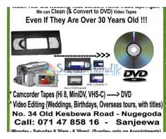 Memory Card Video Clips to DVD