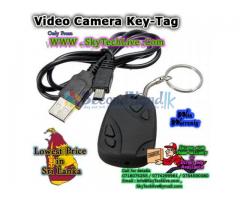 Spy camera Key tag - High Quality - brand new - Rs. 1350/= with warranty