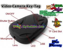 Spy camera Key tag - High Quality - brand new - Rs. 1350/= with warranty