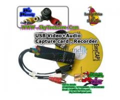 USB Video - Audio capture card. To Record Video to Computer . Rs. 1450/=