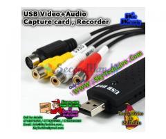 USB Video - Audio capture card. To Record Video to Computer . Rs. 1450/=