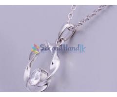 18k white gold jewellery set...002