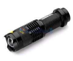 LED Flashlight Torch 7W Adjustable Focus