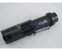 LED Flashlight Torch 12W Adjustable