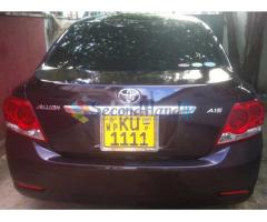 RENT A TOYOTAL ALLION 260 CAR
