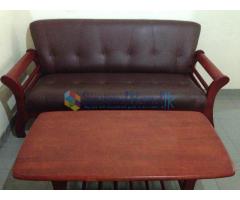 Complete sofa set with coffee table