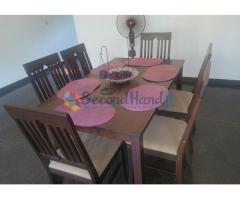 Singer Dining Table with 6 Chairs