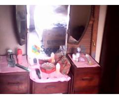 Three Mirrored Dressing Table