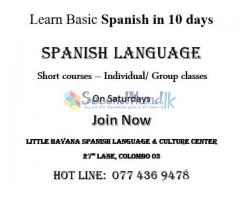 Learn Basic Spanish in 10 days