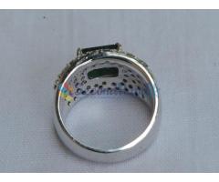 Colombian Emerald Ring With Diamonds