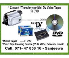 Mini Dv Tapes to DVD , Video Editing