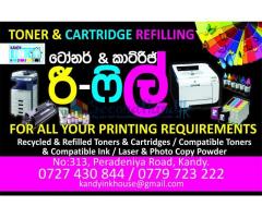 Toner & Ink Cartridge Refil