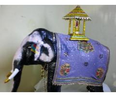 Fiber elephants-house warming gift item-Good luck symbol