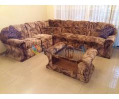 L shape imported Sofa  & Dinning table set