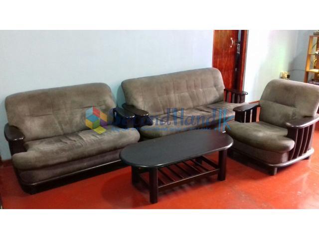 Used Sofa Set With Table For Sale