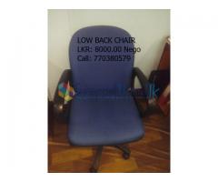 Few months used office furniture's for sale.