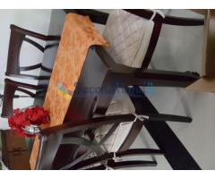 Dining Table with 6Chairs Rs.25,000/-