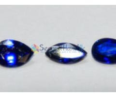 3 Sri Lanka Natural Blue Sapphires 1.20Cts Corn Flower Blue