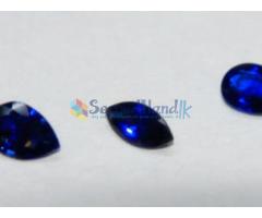 3 Sri Lanka Natural Blue Sapphires 1.20Cts Corn Flower Blue