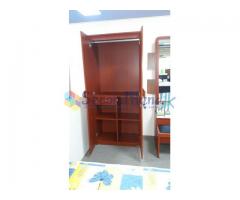 Bed & Cupboard
