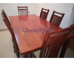 Dining table and 6 chairs for Sale