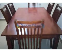 Dining table and 6 chairs for Sale