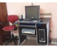 Computer with colour printer